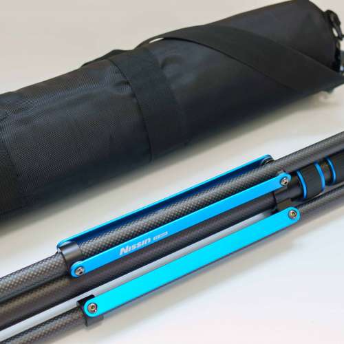 Nissin LS-65C 2.7米高碳纖維閃燈架 + Godox 神牛折疊柔光傘 AD-S5 + 可調角度閃燈...