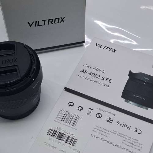 Viltrox AF 40mm f/2.5 FE 全片幅自動對焦鏡頭