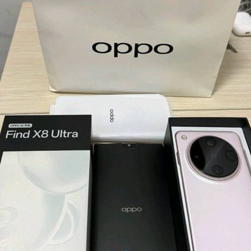 OPPO Find X8 Ultra 512GB 16GB 玫瑰金,  保養到 26 年 4 月