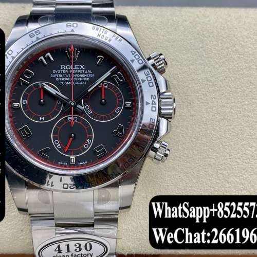 Rolex勞力士 daytona 116509-78599 黑盤腕錶 40mm 計時