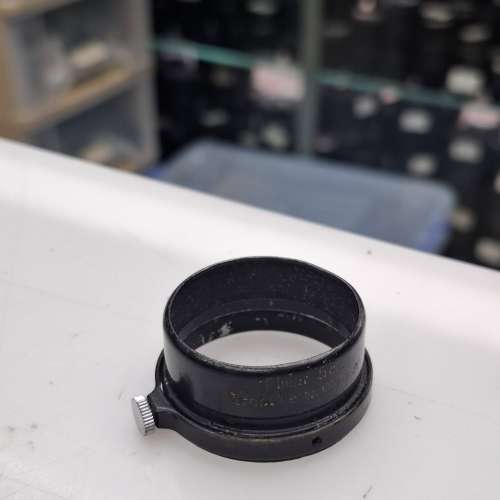 LEITZ ELMAR 5CM BLACK PRINT METAL HOOD