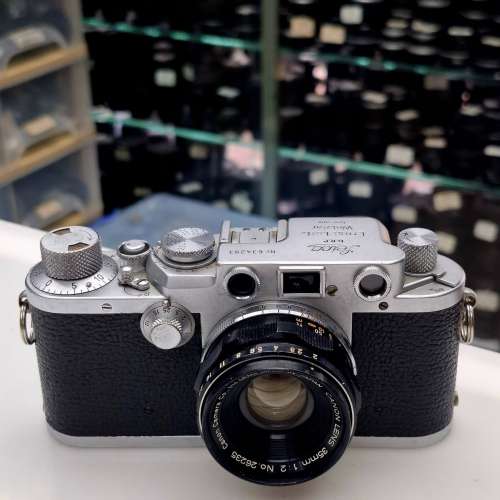 LEICA III + CANON 35MM F2 LTM 全正常 玻璃清