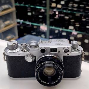 LEICA III + CANON 35MM F2 LTM 全正常 玻璃清