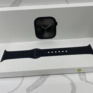 💯秒殺價 Apple Watch s10 46mm gps+lte 黑色鈦金屬 全新未開封 蘋果一年保養
