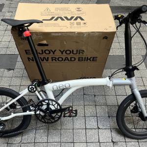 2025 新款 JAVA NEO 9速 碟剎349鋁合金折叠車 （三折叠小布 國布 ）送前後蛙燈叮叮