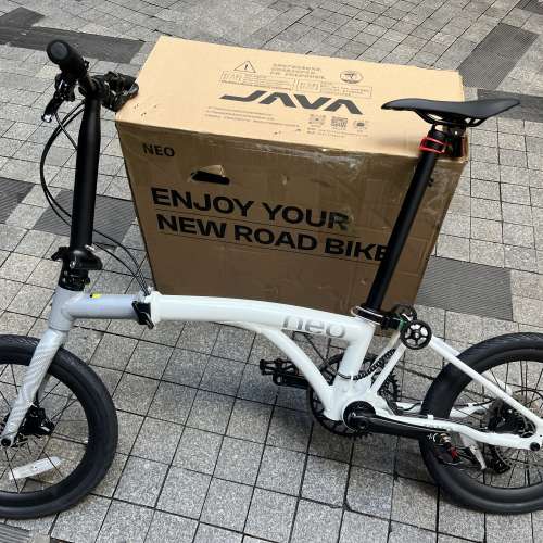 2025 新款 JAVA NEO 9速 碟剎349鋁合金折叠車 （三折叠小布 國布 ）送前後蛙燈叮叮
