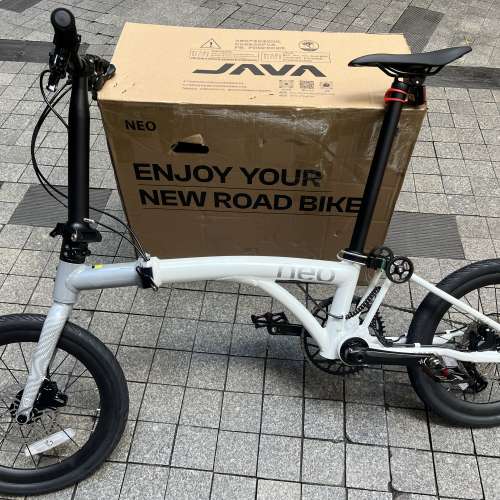 2025 新款 JAVA NEO 9速 碟剎349鋁合金折叠車 （三折叠小布 國布 ）送前後蛙燈叮叮