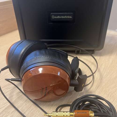 鐵三角黑櫻桃木制動圈ATH-W1000x大耳筒