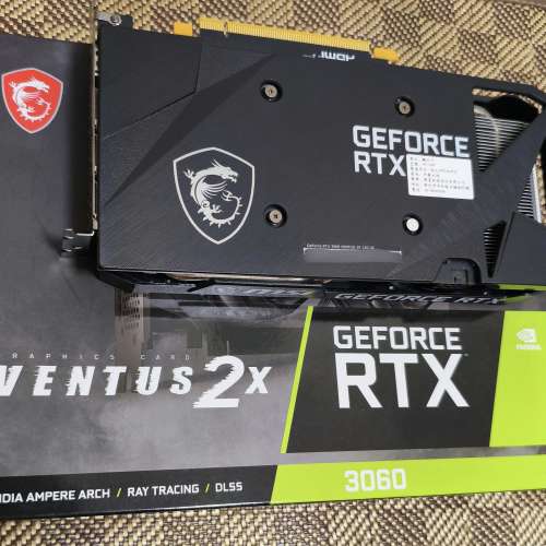MSI RTX 3060 12GB VENTUS 2X OC顯示卡