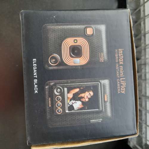 FUJIFILM INSTAX MINI LIPLAY富士兩用即影即有菲林相機 優雅黑