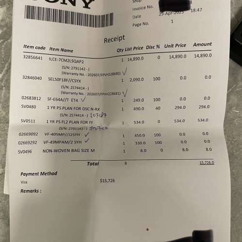 Sony A7C2 A7CII kit + FE 50 1.8 (行貨；4月購入）