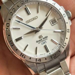 市場罕有 近全新 一手購入收藏品 香港行貨 40MM GRAND SEIKO GMT 帶格足長 日本美學...