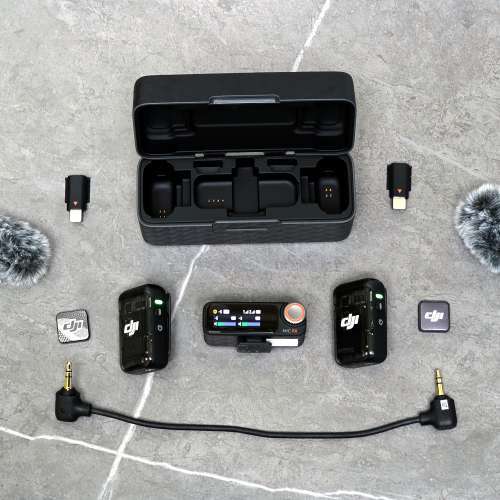 DJI Mic 2 無線麥克風（兩發一收，含充電盒）