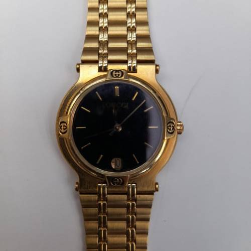 全新Vintage Gucci 9200M Signature 32mm Gold-plated Quartz Watch