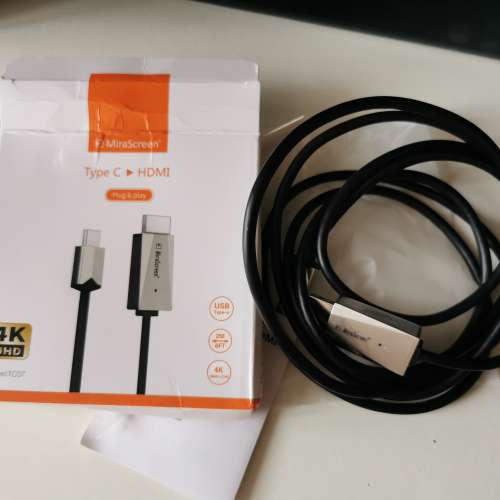 TC07 Mirascreen 4K HDMI Type C 手機駁電視