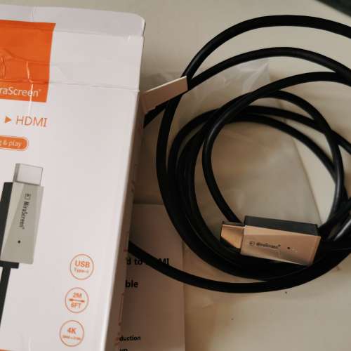 TC07 Mirascreen 4K HDMI Type C 手機駁電視