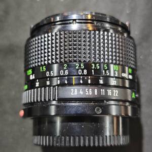 canon 24/2.8 FD 佳能 24mm 24 MF 鏡片冇花冇霉 功能正常 95%new