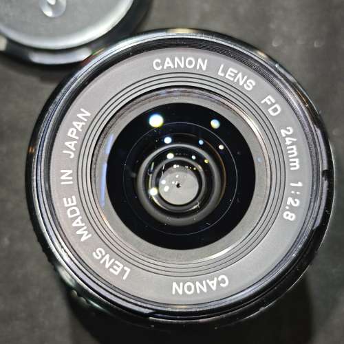 canon 24/2.8 FD 佳能 24mm 24 MF 鏡片冇花冇霉 功能正常 95%new