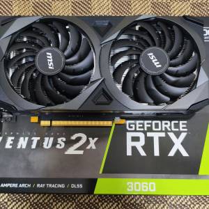 MSI RTX 3060 12GB VENTUS 2X OC顯示卡
