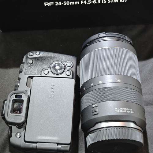 canon EOS R8 + RF 24-240 24mm 240mm 24 240 有盒 行貨已過保 1電一充連肩帶 98%以...