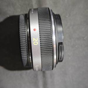 Panasonic 20/1.7 M43 松下 樂聲 20mm 20 99%new 鏡片冇花冇霉 功能全正常  冇盒冇...