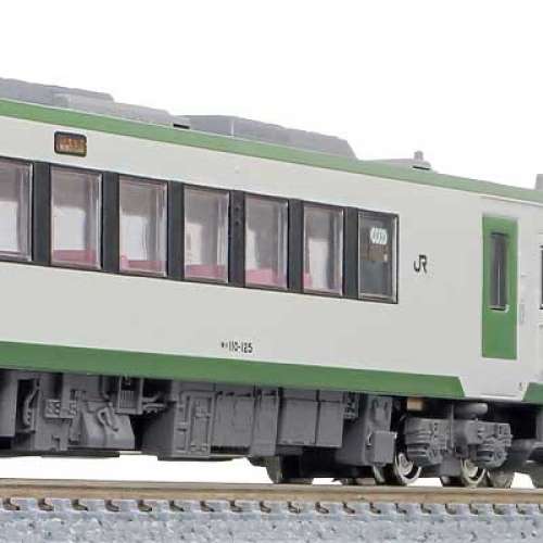 GREEN MAX JRキハ110形100番代（小牛田車・車番選択式）2両編成セット（動力付き）