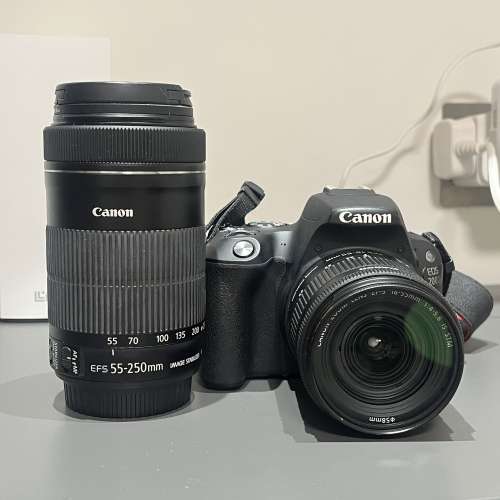 Canon EOS 200D Kit set 18-55mm + EFS 55-200mm