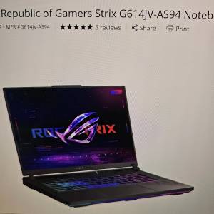 Ausu ROG strixG16(I9-4060) g614jv-as94