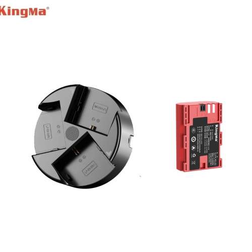 KINGMA LP-E6NH / K-LP-E6NH Battery Pack With BM045-LPE6 USB-C Triple Charger