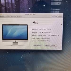 imac 2013 27寸 32gb 1TB ssd