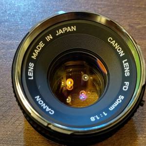 Canon FD 50mm f1.8