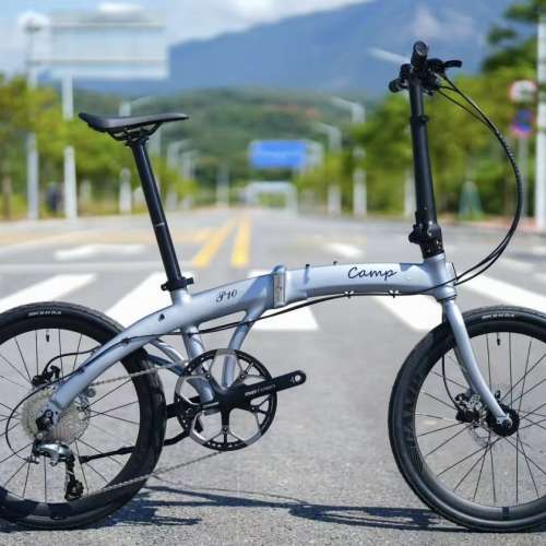 2025 新款 CAMP P10 10速碟剎20吋折叠車 送水架前後蛙燈叮叮