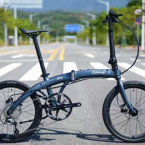 2025 新款 CAMP P10 10速碟剎20吋折叠車 送水架前後蛙燈叮叮