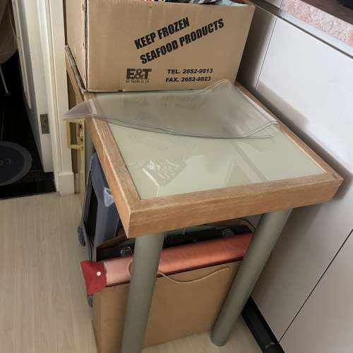 Glass top Desk書枱