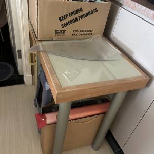 Glass top Desk書枱