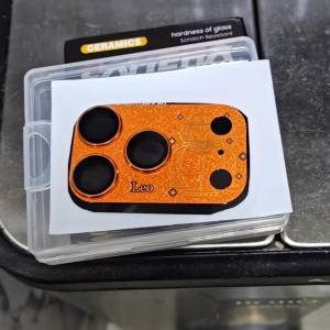 IPhone 17 pro鏡頭保護貼 橙色獅子座