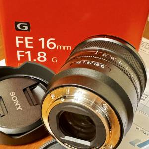Sony FE 16mm F1.8 G  可換 E 11mm