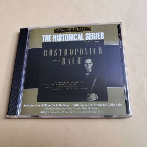 ROSTROPOVICH plays BACH 美版