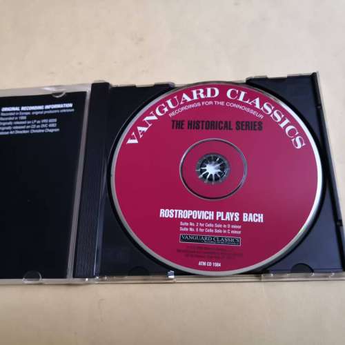 ROSTROPOVICH plays BACH 美版