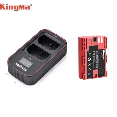 KINGMA LP-E6NH With BM058-LPE6 USB-C Dual Charger 代用鋰電池連充電機 (CCC Cer...