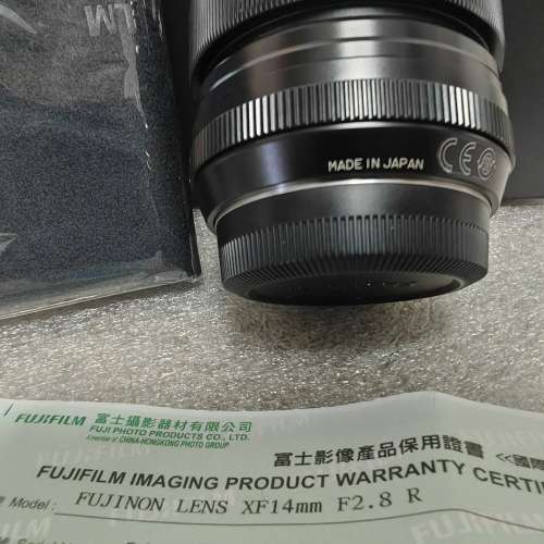 FUJINON XF 14mm F2.8R (95%new)