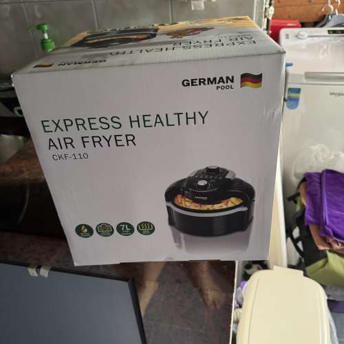 德國寶氣炸鍋  CKF-110,全新未開封，German Pool Express Healthy Air Fryer CKF-1...