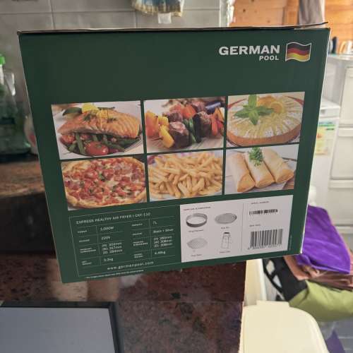德國寶氣炸鍋  CKF-110,全新未開封，German Pool Express Healthy Air Fryer CKF-1...