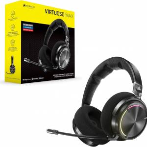 99% New CORSAIR VIRTUOSO MAX WIRELESS Headset, Carbon