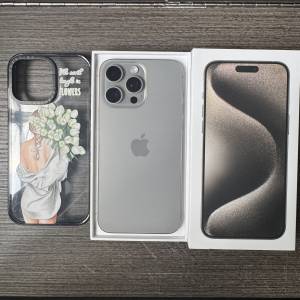 iPhone 15pro max256gb,港行，所有原裝，完美冇花，電池89，全套齊！