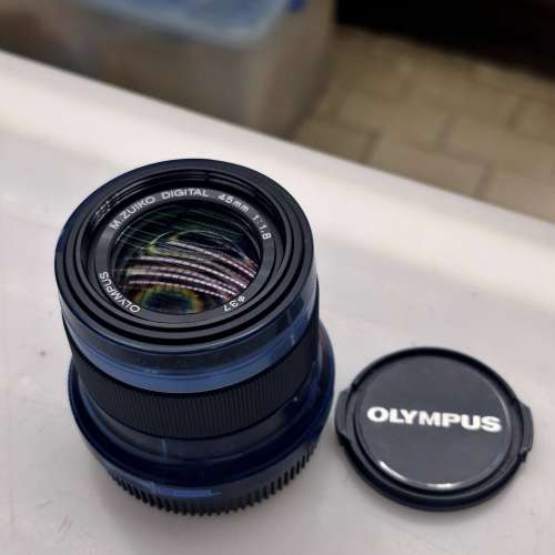 PANASONIC LUMIX 20MM F1.7 G ASPH LIKE NEW   OLYMPUS M.ZUIKO DIGITAL 45MM F1.8