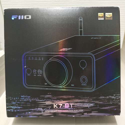 FiiO K7 BT (4.4mm+6.35mm真平衡藍芽解碼耳放)