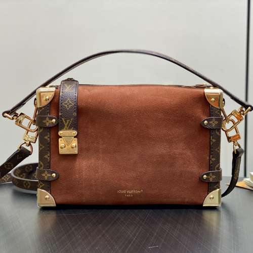 N15072棕色 磨砂皮软盒子