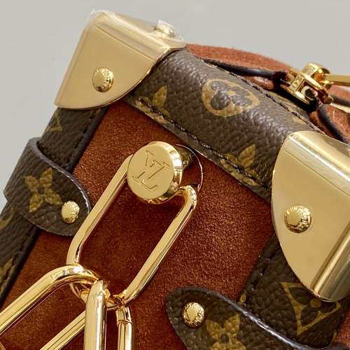 N15072棕色 磨砂皮软盒子