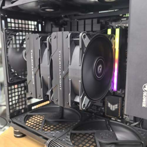 AMD 7800X3D ASUS TUF B650M KLEVV 32GB WD 1T + 2T 850W 支援 5080 5070 4080 4070...